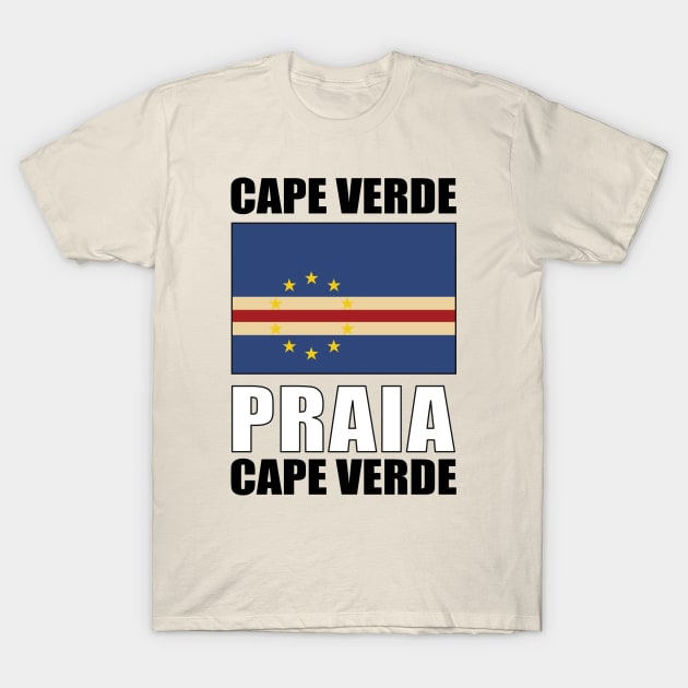 Flag of Cape Verde T-Shirt by KewaleeTee